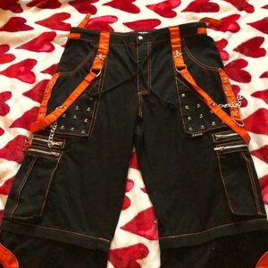 TRIPPNYC orange and black pants 🧡🖤